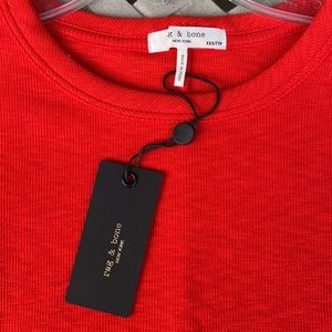 Rag&Bone red t-shirt , size XXS ( good for S)